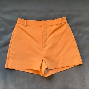 Zara Orange Mini Skort